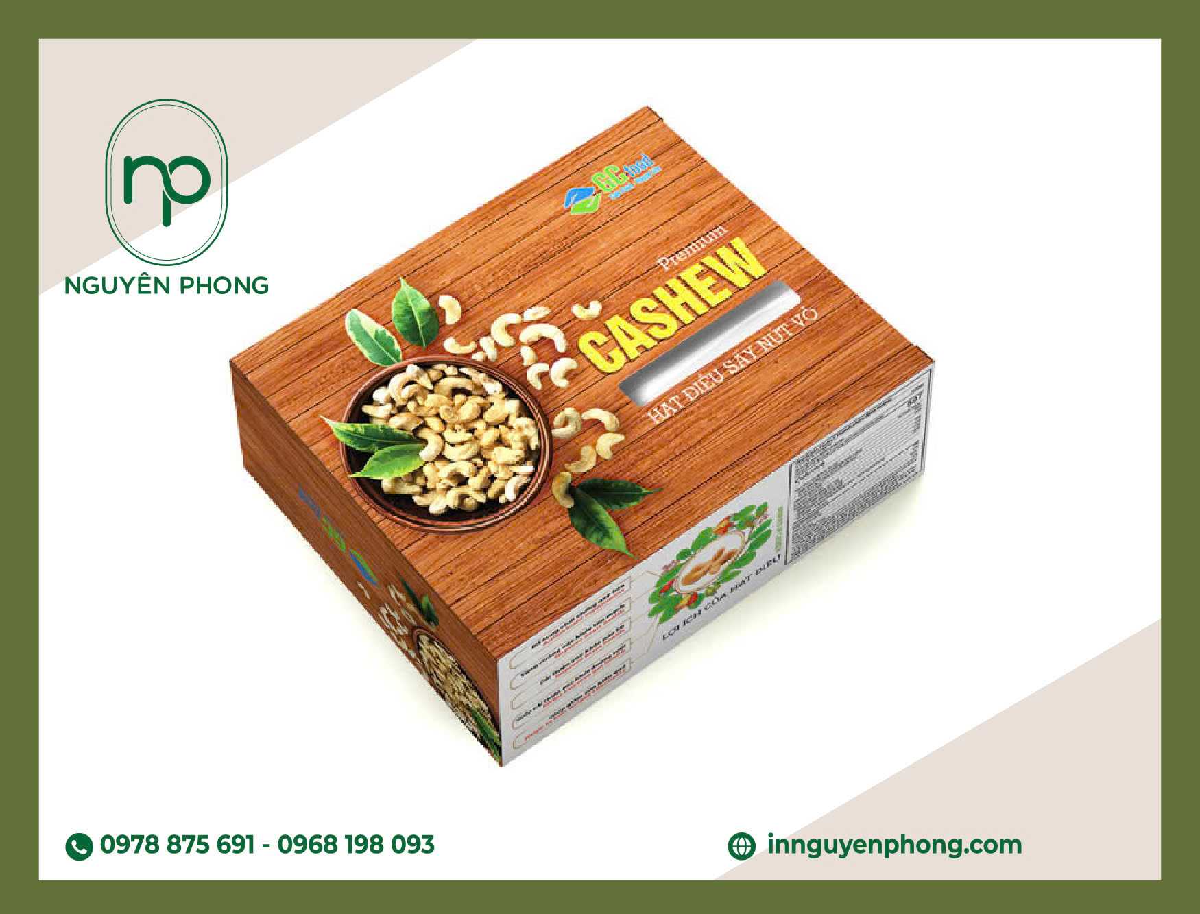 Mẫu hộp cỡ nhỏ có cửa sổ